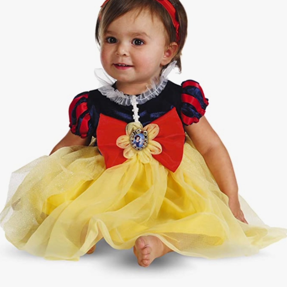 DISNEY Infant Snow White Costume Size 6-12Months